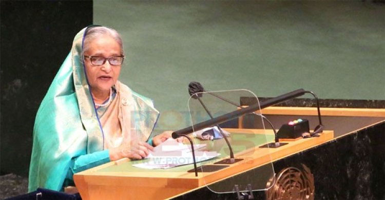 ‘মিথ্যা অপবাদ’ দিয়ে বিভ্রান্ত না করার আহবান প্রধানমন্ত্রীর