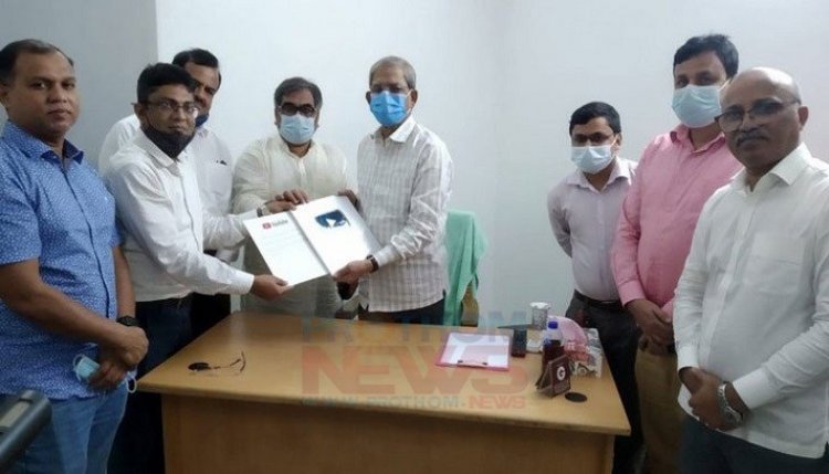 সিলভার প্লে বাটন’ পেল বিএনপির ইউটিউব