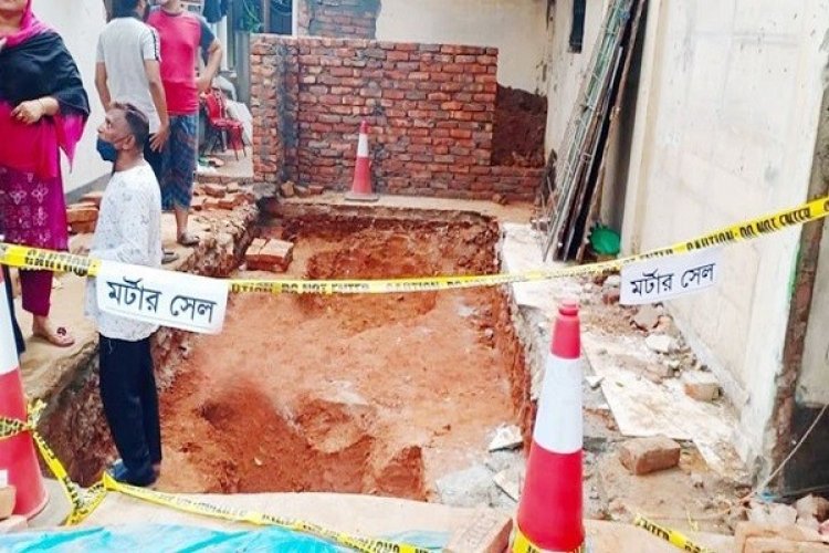 মিরপুর চিড়িয়াখানা সড়কের পাশ থেকে মর্টার শেল উদ্ধার