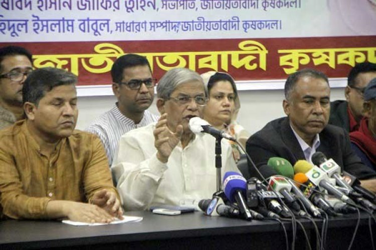 গণআন্দোলনের মধ্যে দিয়েই খালেদা জিয়াকে বাইরে পাঠাতে হবে: মির্জা ফখরুল