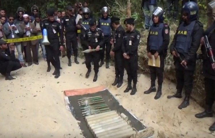 সাতছড়ি উদ্যান থেকে বিপুল অস্ত্র উদ্ধার