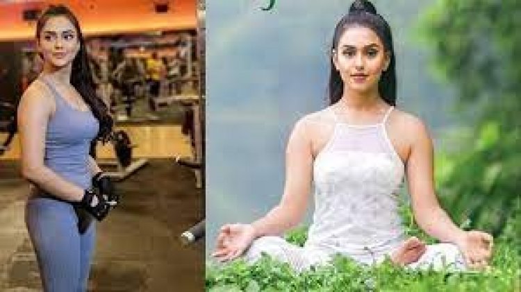 ব্যায়াম করতে গিয়ে যা হলো নুসরাত ফারিয়ার