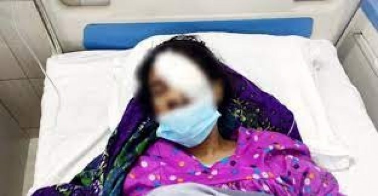 সাভারে চোখে সূতা কাটার চাকু ঢুকিয়ে দিলেন সতিন