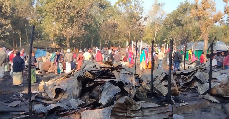 আগুনে সর্বস্ব পুড়ে ছাই ২৮ পরিবারের
