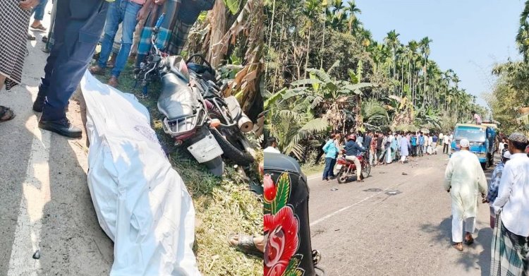 রায়পুরে স্কুলে যাওয়ার পথে বাসচাপায় চাচা নিহত, ভাতিজি হাসপাতালে