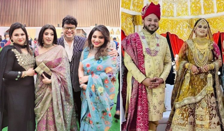 বিয়ে করলেন হানিফ সংকেতের ছেলে, বৌভাতে তারার মেলা