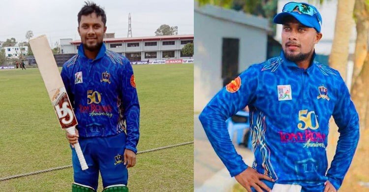 সাব্বিরের ব্যাটে দুর্দান্ত সেঞ্চুরি