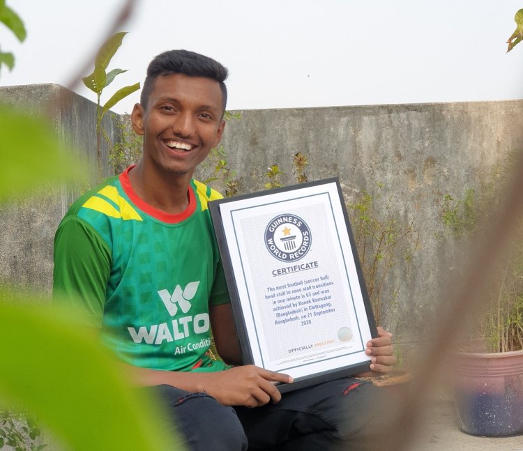 ২০ বিশ্বরেকর্ডেও মন ভরছে না, ১০০-তে চোখ নোয়াখালীর কনকের