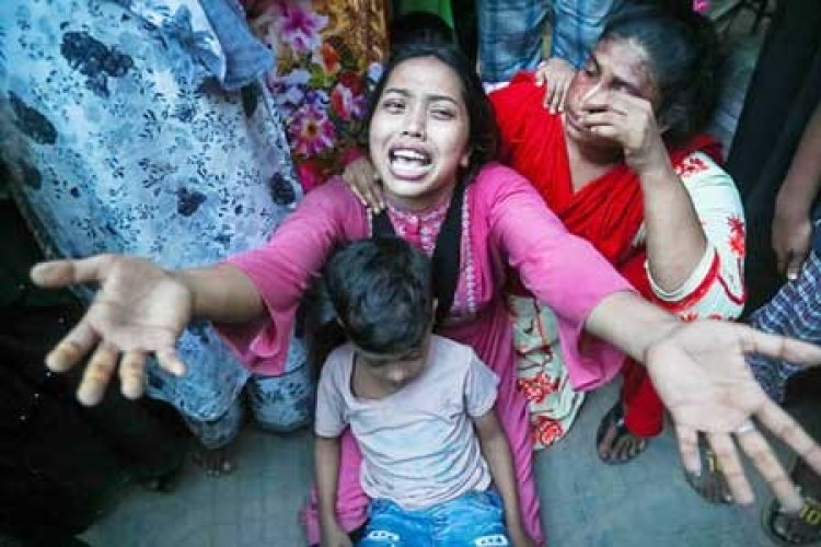 পুলিশ পাহারায় সুমনের লাশ দাফন