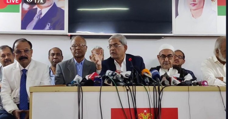 ১০ ডিসেম্বর বিএনপির গণসমাবেশ হবে: মির্জা ফখরুল