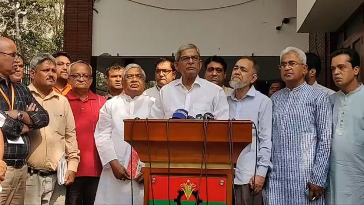 সাম্প্রদায়িক বিভেদ সৃষ্টি করছে সরকার : মির্জা ফখরুল