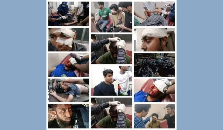 রাবি শিক্ষার্থীদের সাথে স্থানীয়দের সংঘর্ষ : আহত ৩ শতাধিক