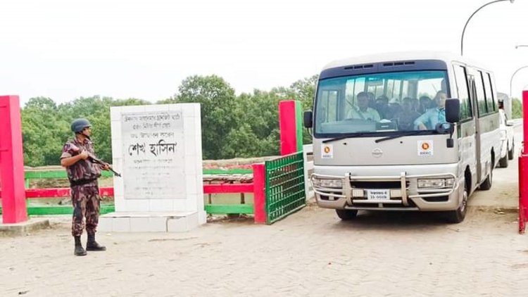 টেকনাফে পৌঁছেছে মিয়ানমারের প্রতিনিধিদল, চলছে বৈঠক