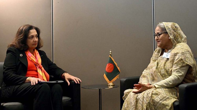 প্রধানমন্ত্রীর সঙ্গে উজরা জেয়ার বৈঠক, আলোচনায় অবাধ ও সুষ্ঠু নির্বাচন