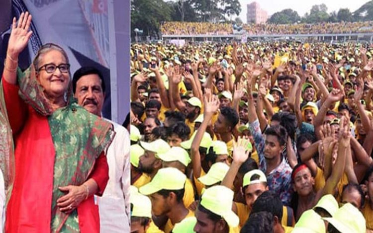 আরেকবার নৌকায় ভোট চাইলেন প্রধানমন্ত্রী