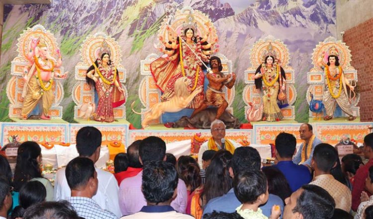 শারদীয় দুর্গোৎসব শুরু হলো