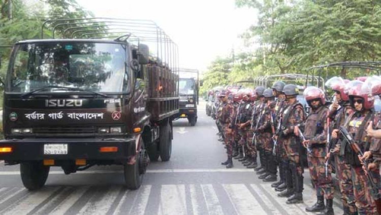 ভোটের মাঠে থাকবে আইনশৃঙ্খলা বাহিনীর সাড়ে ৭ লাখ সদস্য