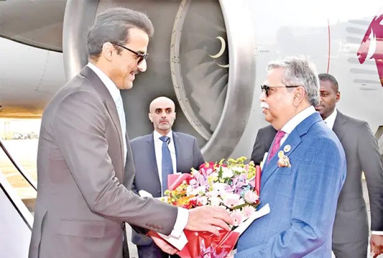 কাতারের আমীর ঢাকায়, দ্বিপক্ষীয় বৈঠক আজ