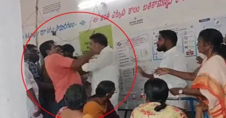 ভোটারকে থাপ্পড় মারায় এমপির গালে পাল্টা থাপ্পড়, ভিডিও ভাইরাল