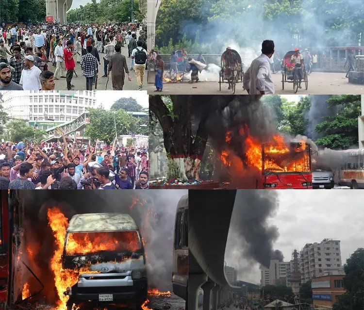 আন্দোলনকারীদের ওপর হামলা, গুলি, সংঘর্ষ, নিহত ২০