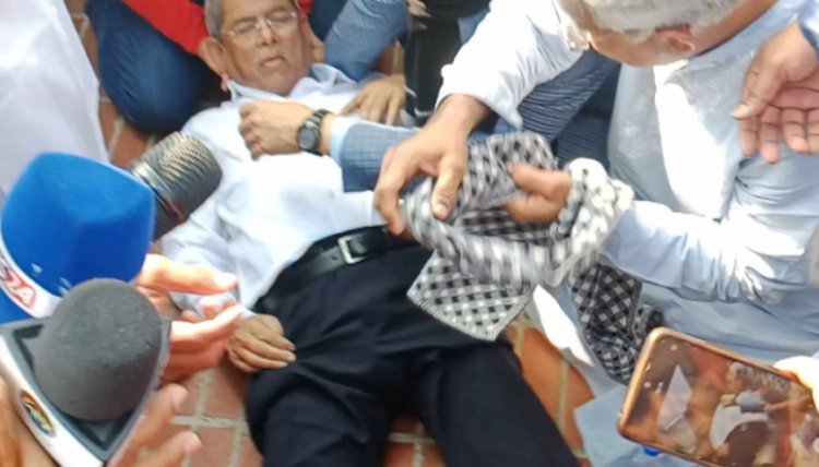 স্মৃতিসৌধে গিয়ে হঠাৎ অসুস্থ ফখরুল, নেয়া হলো সিএমএইচে