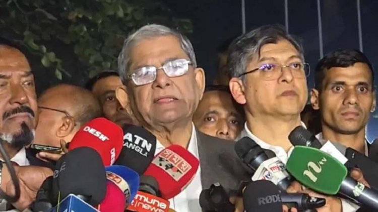 মির্জা ফখরুলের প্রত্যাশা সংস্কারে দ্রুত ঐকমত্য তৈরি হবে