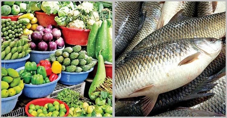 সবজির দাম চড়া, অস্বস্তি মাছের বাজারেও