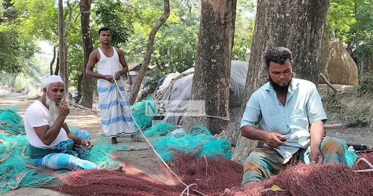 মেঘনায় মাছ শিকারের প্রস্তুতি নিচ্ছে ৫২ হাজার জেলে