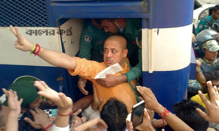 চিন্ময় দাসের জামিন শুনানি আজ
